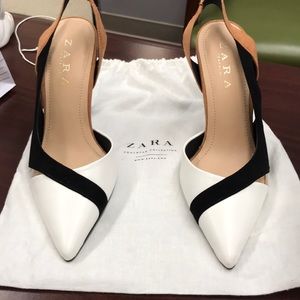 Zara slingback heels.